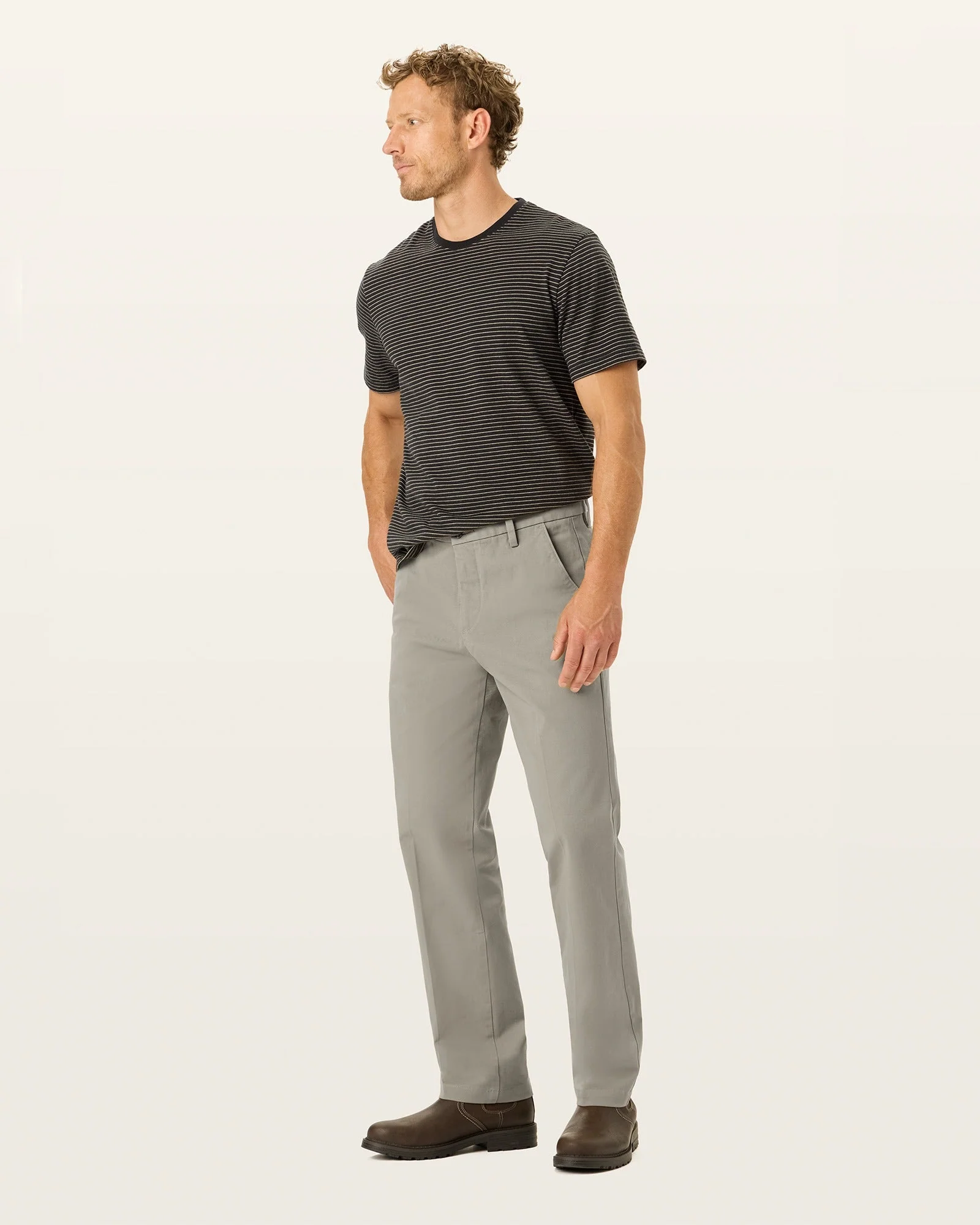 Workday Khakis. Straight Fit