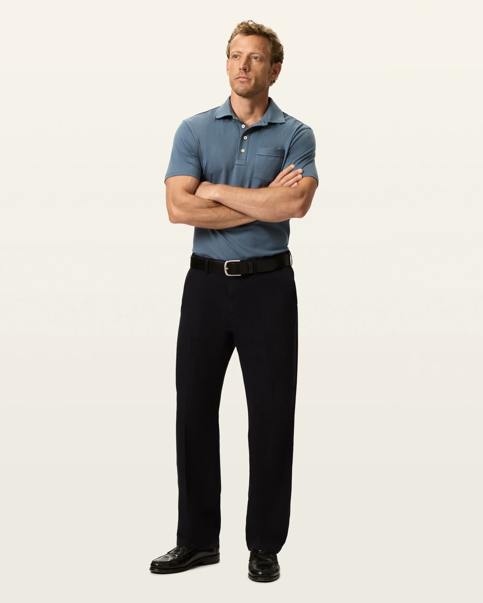 Comfort Khakis. Relaxed Fit