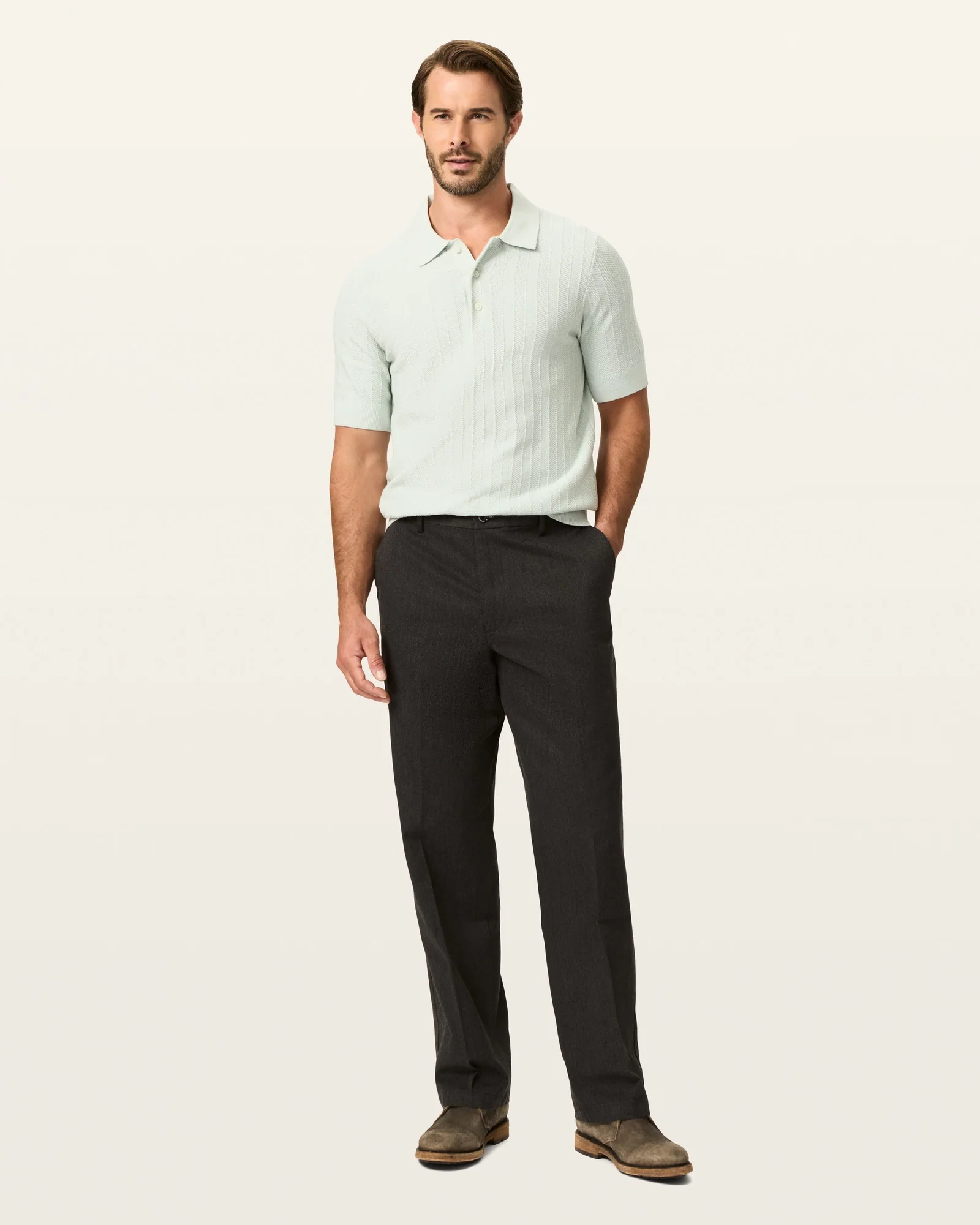 Comfort Khakis. Relaxed Fit
