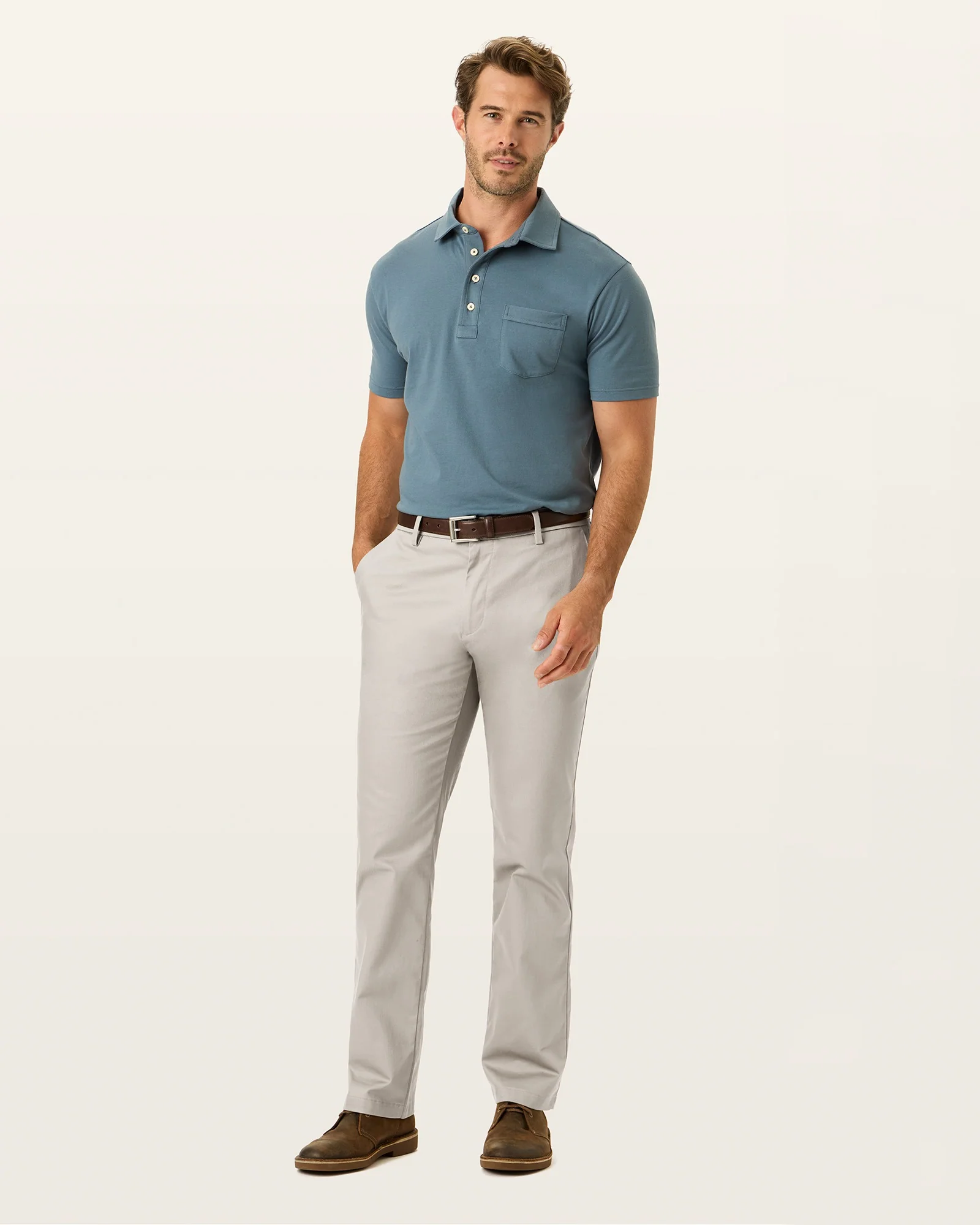 Signature Khakis. Straight Fit
