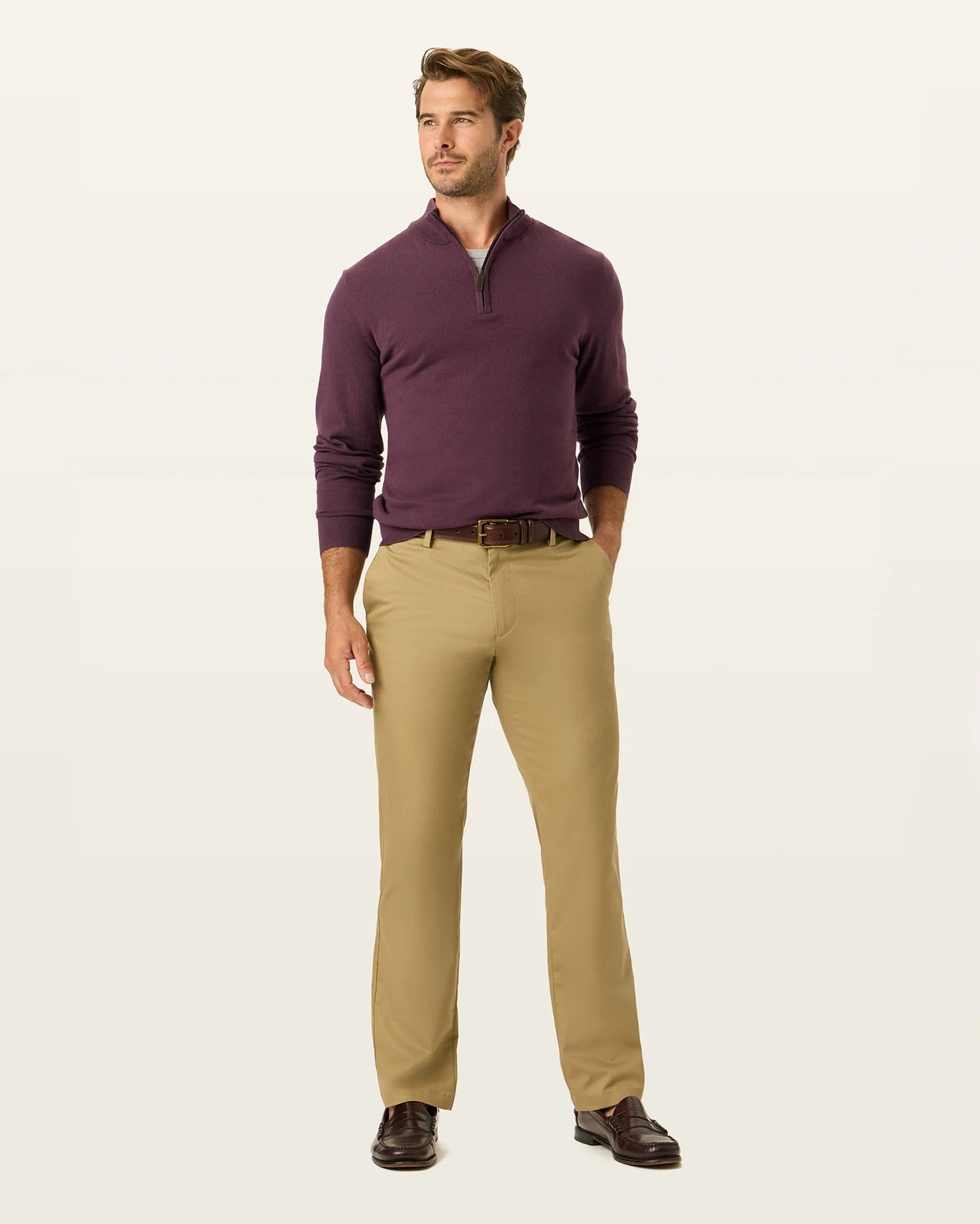 Signature Khakis. Straight Fit
