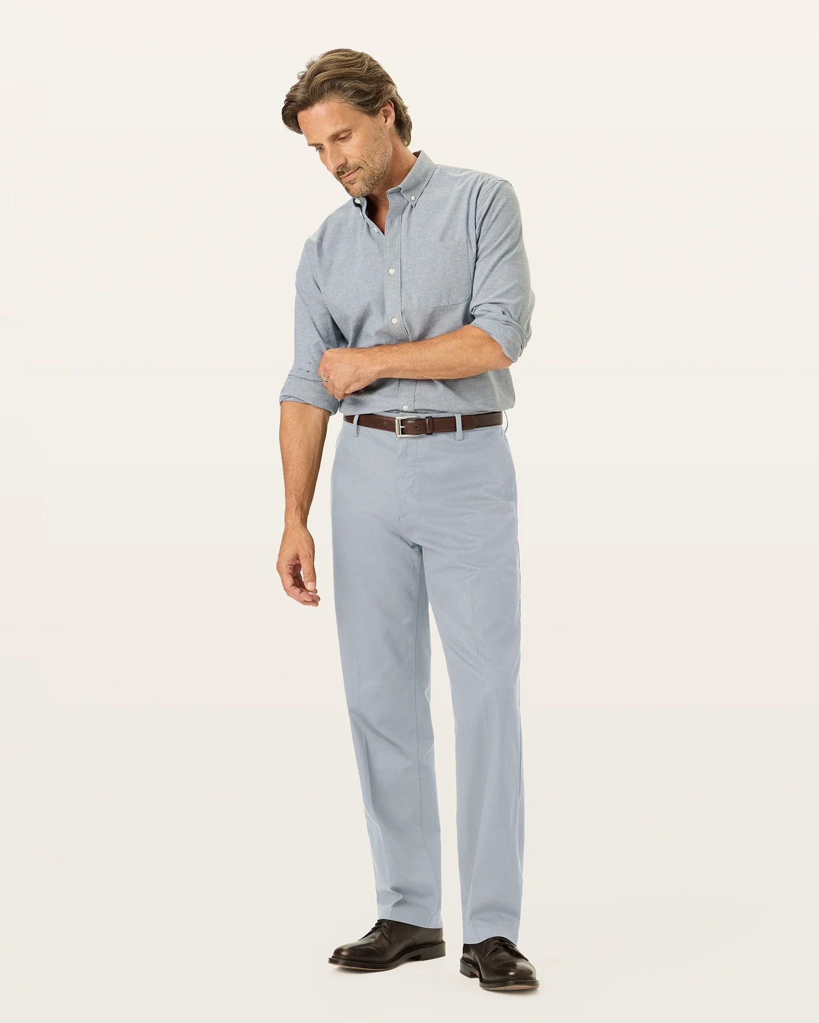 Signature Iron Free Khakis. Classic Fit with Stain Defender®