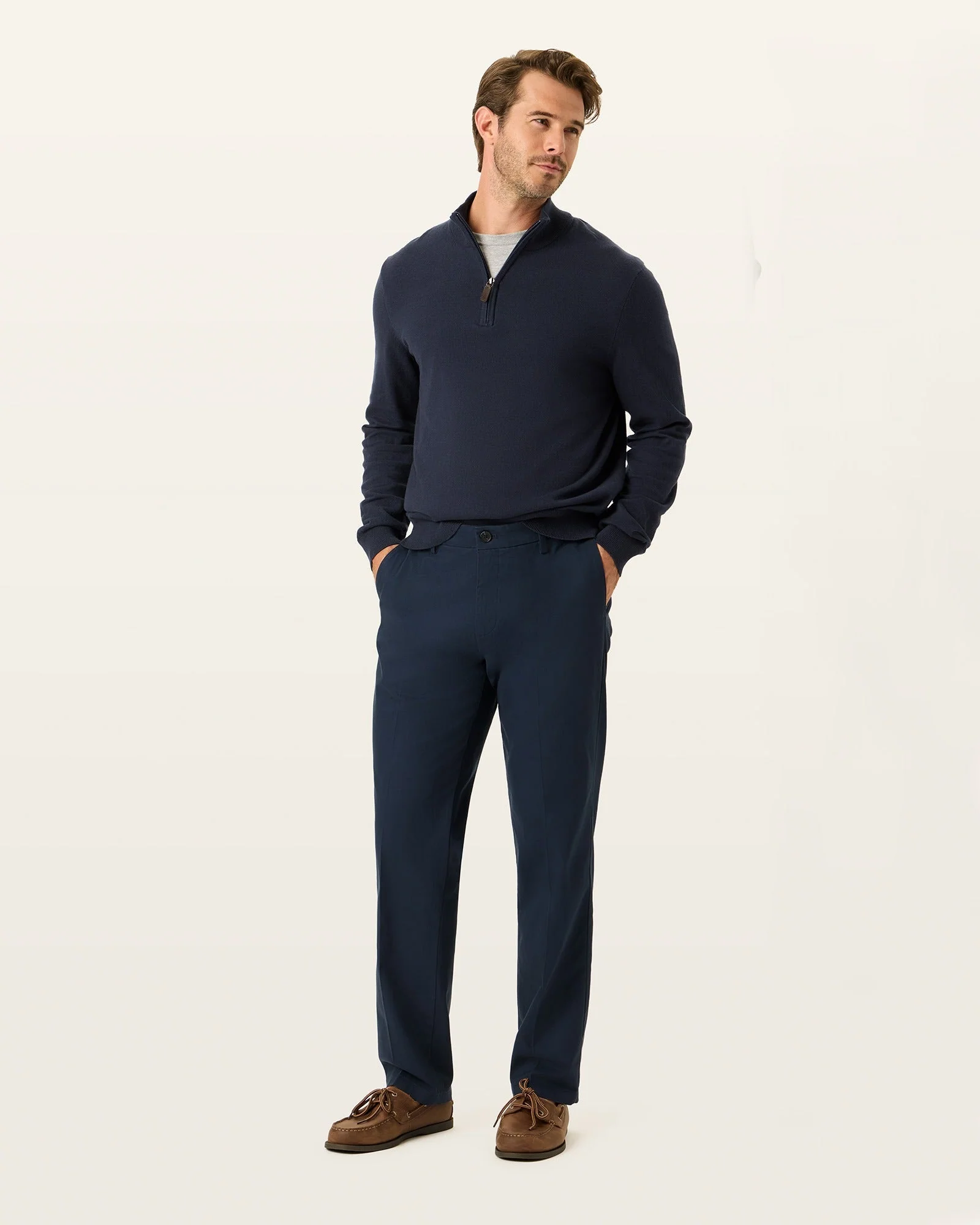 Signature Iron Free Khakis. Straight Fit with Stain Defender®