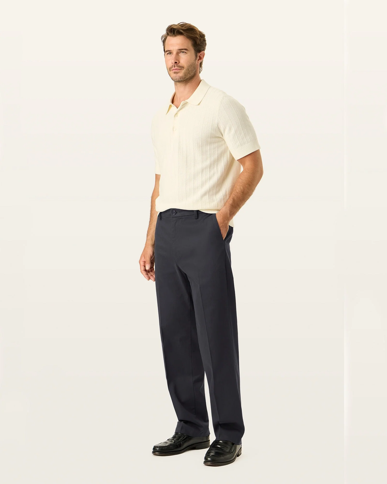 Signature Iron Free Khakis. Relaxed Fit with Stain Defender®