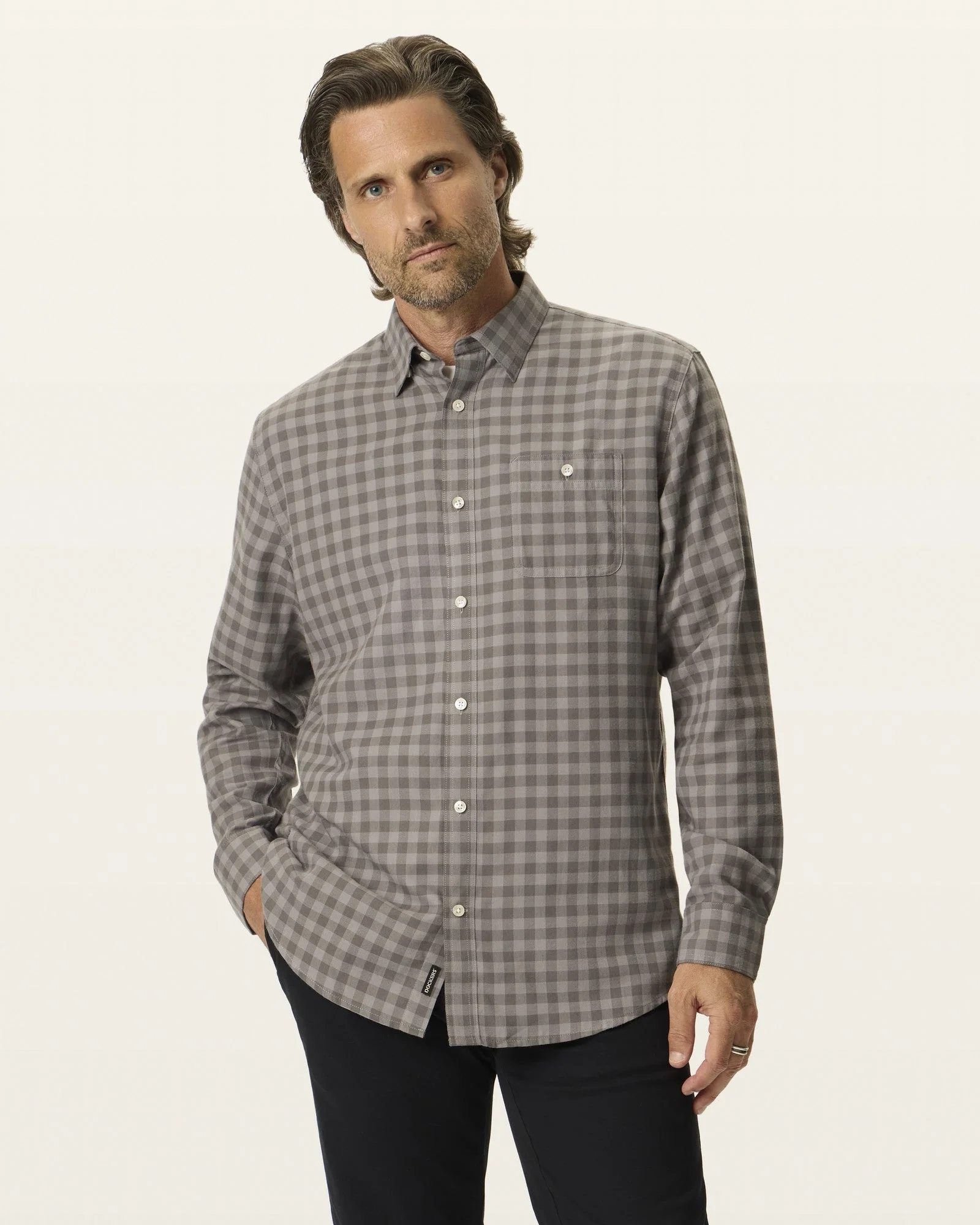 Brushed Twill Shirt. Classic Fit