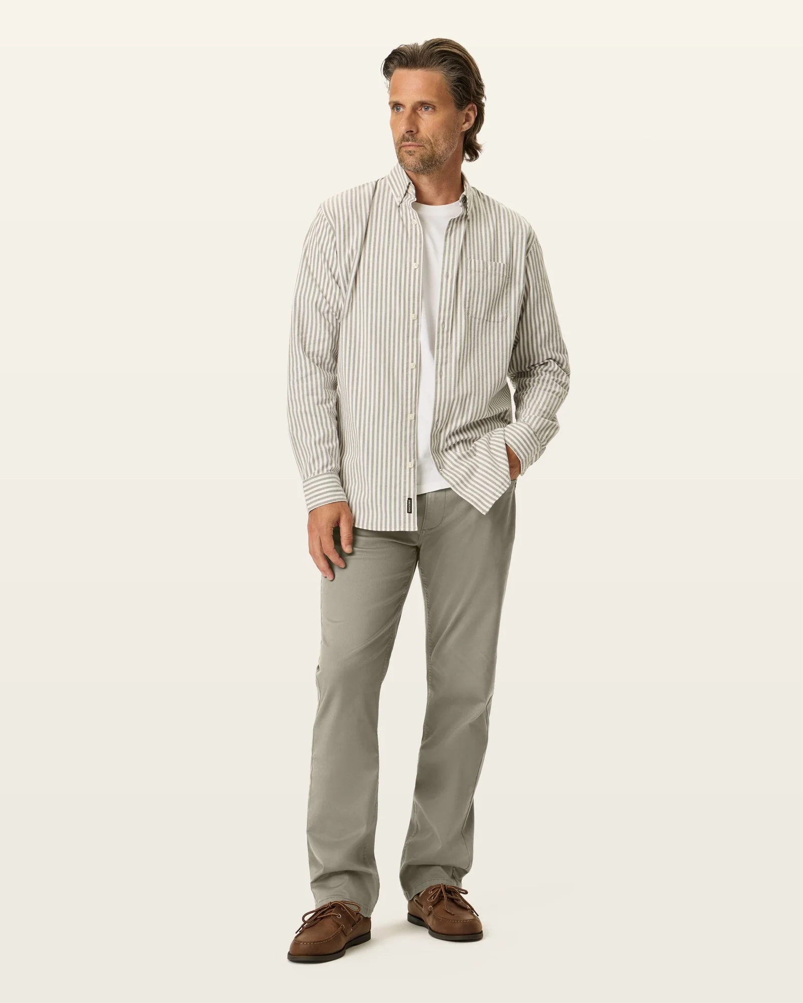 Ultra Soft Sueded 5-Pocket Pant. Straight Fit