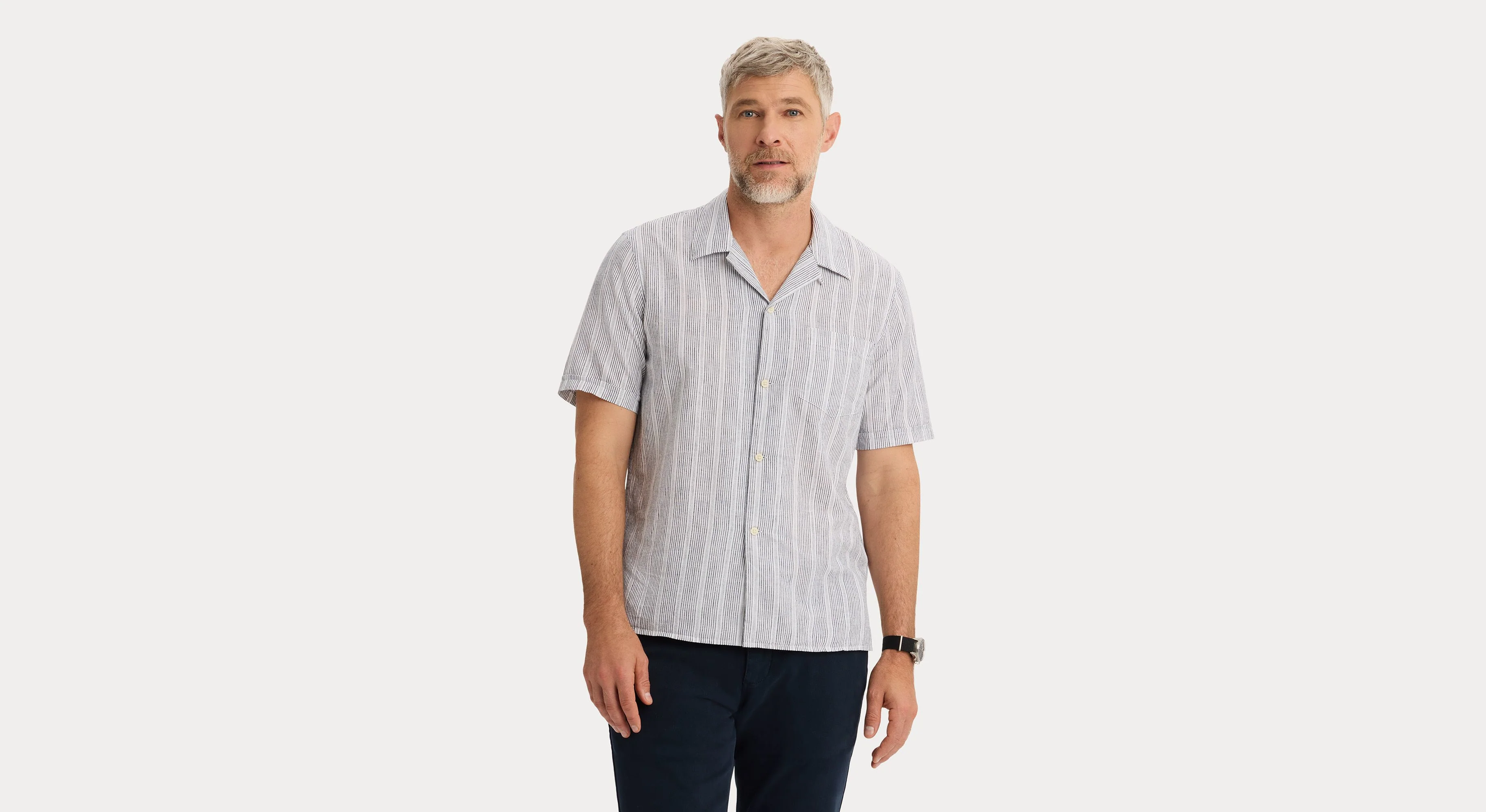 Camp Collar Shirt. Regular Fit