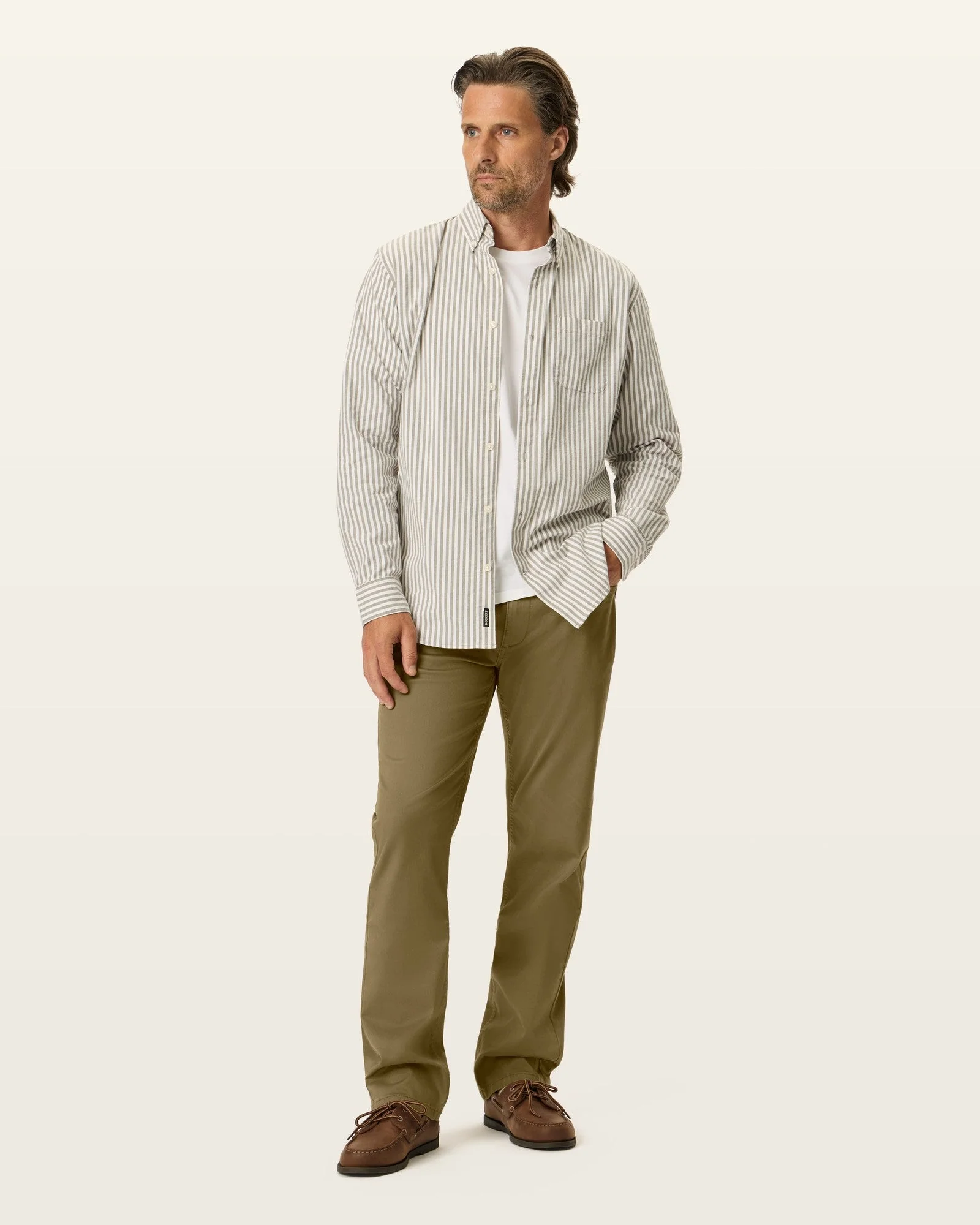 Ultra Soft Sueded 5-Pocket Pant. Straight Fit