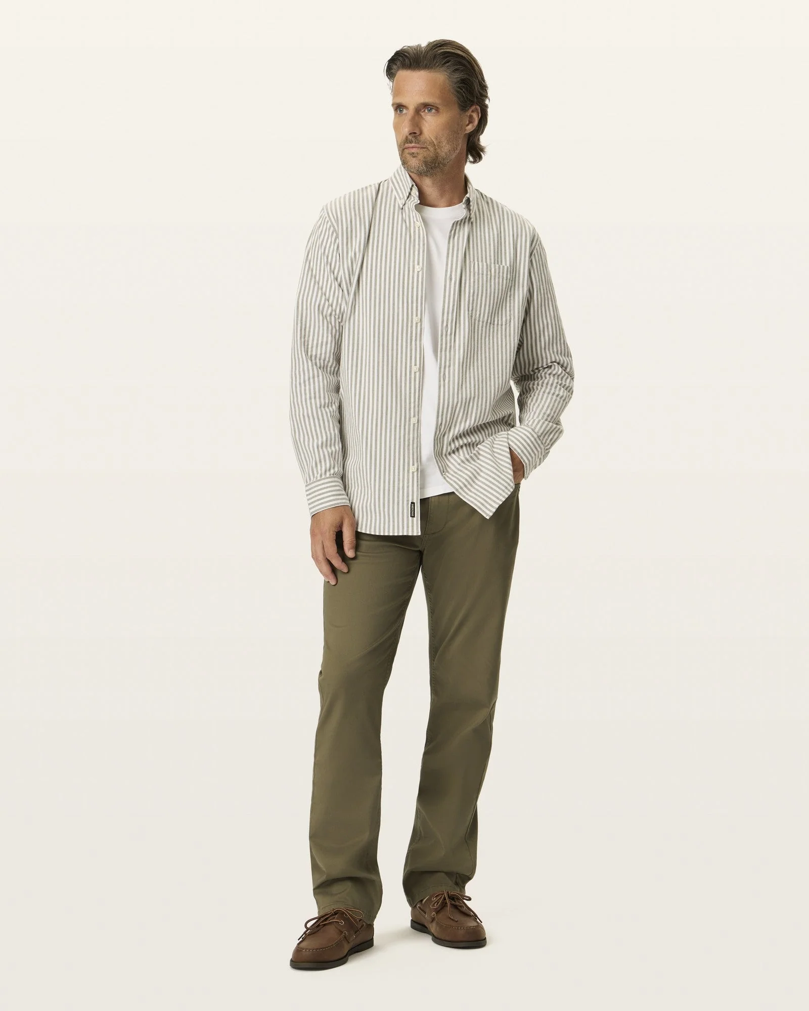 Ultra Soft Sueded 5-Pocket Pant. Straight Fit