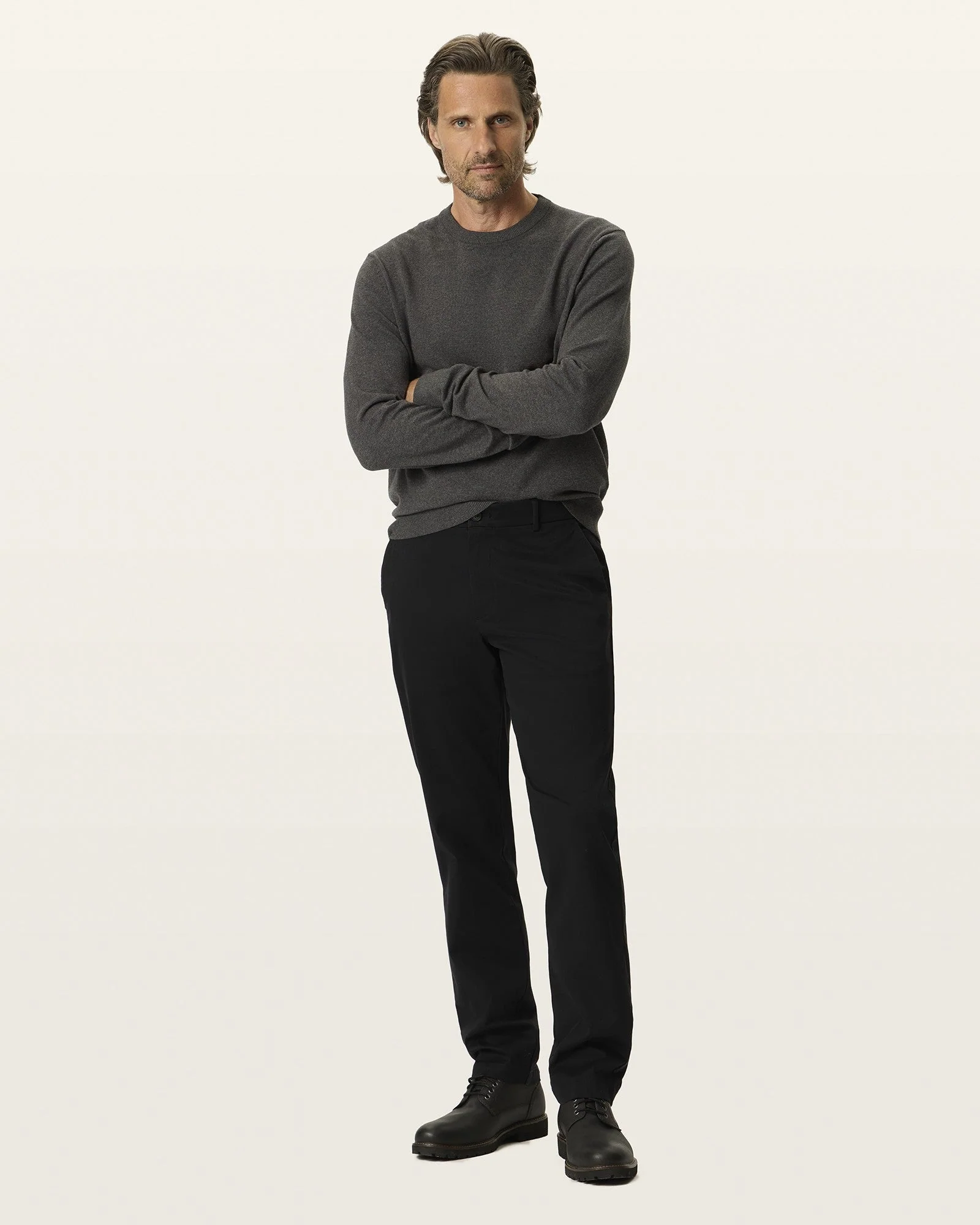 Ultra Soft Sueded Chino. Straight Fit